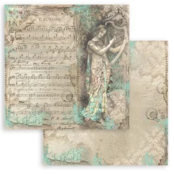 Set de scrapbooking Music Stamperia 20x20cm