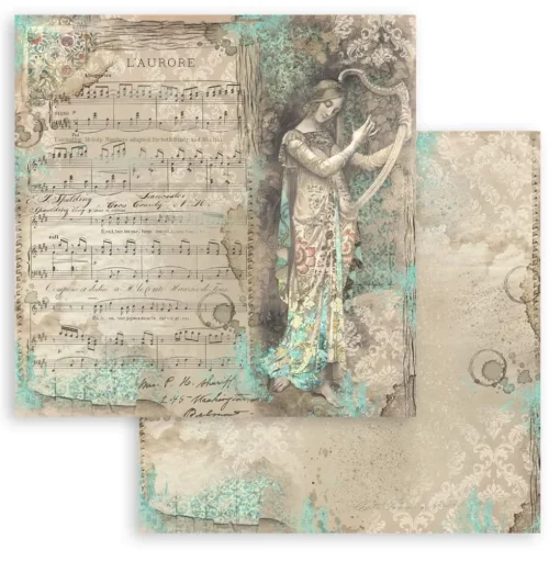 Set de scrapbooking Music Stamperia 20x20cm