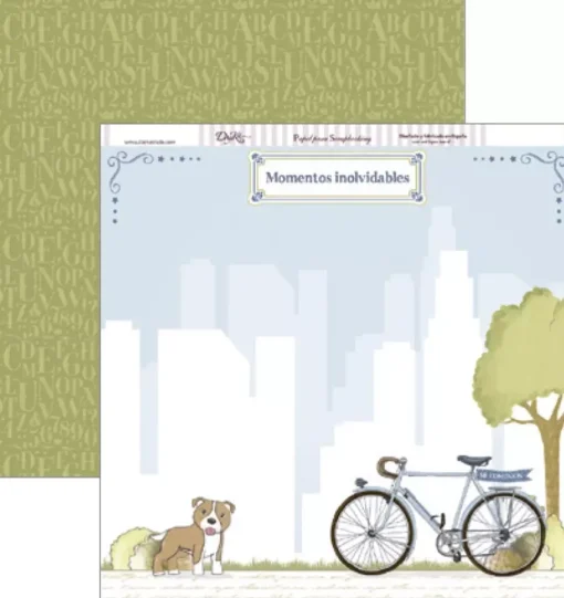 Set de scrapbooking Niño de comunión 2018 Dayka 20x20cm