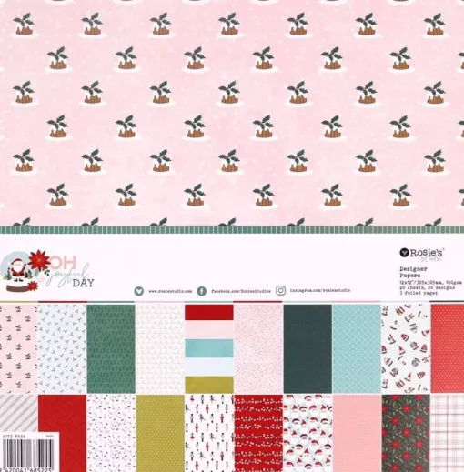 Set de scrapbooking Oh Joyful Day Rosie's Studio 30x30cm
