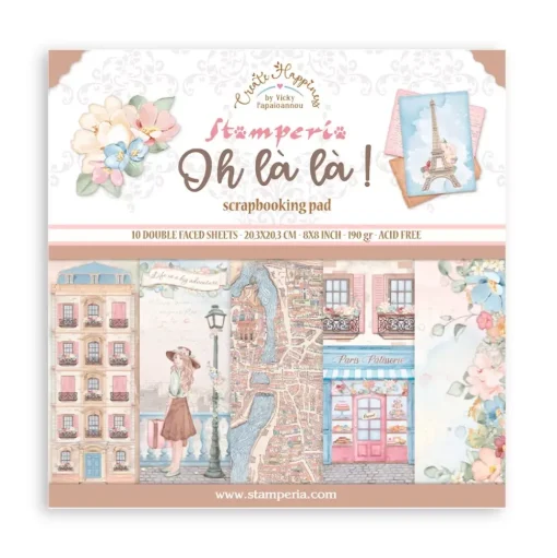 Set de scrapbooking Oh Là Là Stamperia 20x20cm