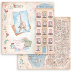 Set de scrapbooking Oh Là Là Stamperia 20x20cm
