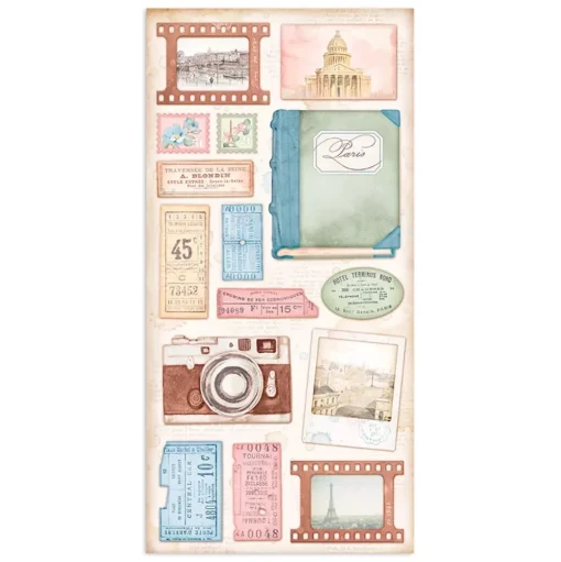 Set de scrapbooking Oh Là Là Stamperia 15x30cm