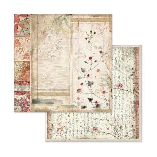 Set de scrapbooking Oriental Garden Stamperia 20x20cm