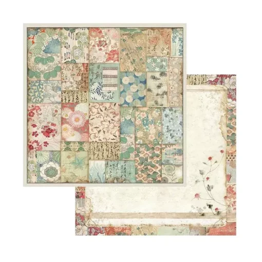 Set de scrapbooking Oriental Garden Stamperia 20x20cm