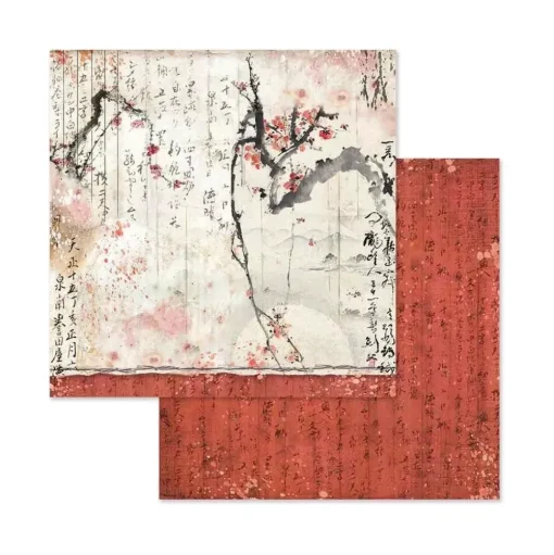 Set de scrapbooking Oriental Garden Stamperia 20x20cm
