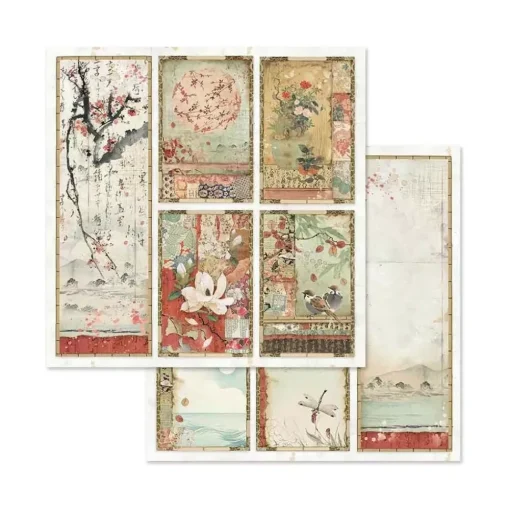 Set de scrapbooking Oriental Garden Stamperia 20x20cm