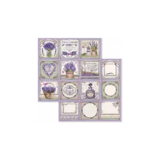 Set de Scrapbooking Provence Stamperia 20x20cm parte 2