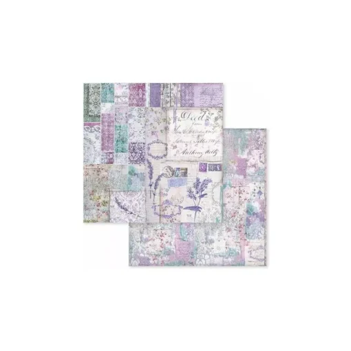 Set de Scrapbooking Provence Stamperia 20x20cm parte 2