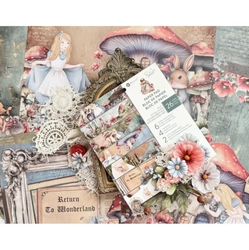 Set de Scrapbooking Return To Wonderland Prima Marketing 15x15cm