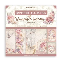 Set de Scrapbooking Romance Forever Stamperia 20x20cm