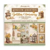 Set de scrapbooking Romantic Golden Harmony Stamperia 20x20cm