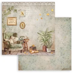 Set de scrapbooking Romantic Golden Harmony Stamperia 20x20cm