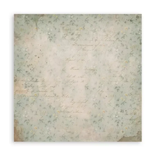 Set de scrapbooking Romantic Golden Harmony Stamperia 20x20cm