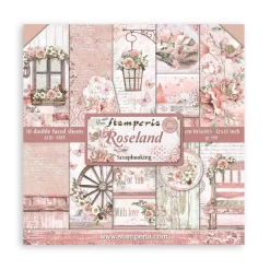 Set de scrapbooking Roseland Stamperia 30x30cm