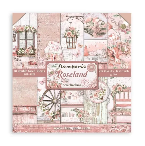 Set de scrapbooking Roseland Stamperia 30x30cm