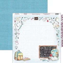 Set de scrapbooking School Dayka 20x20cm