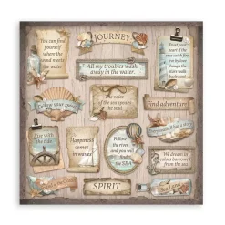Set de scrapbooking Sea Land Stamperia 20x20cm