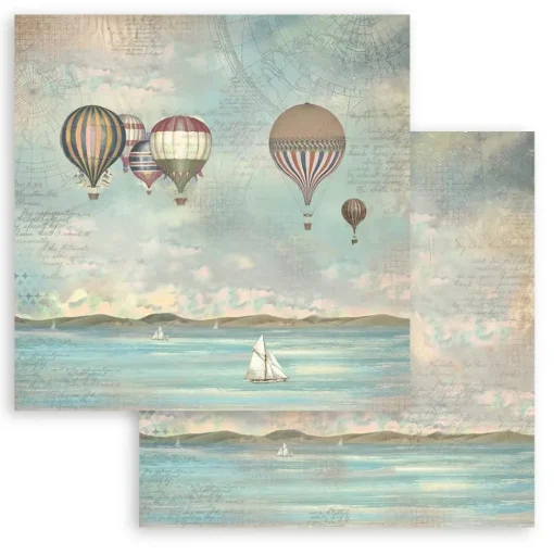 Set de scrapbooking Sea Land Stamperia 20x20cm