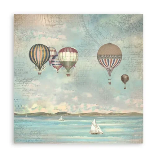 Set de scrapbooking Sea Land Stamperia 20x20cm