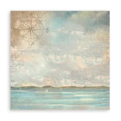 Set de scrapbooking Sea Land Stamperia 20x20cm