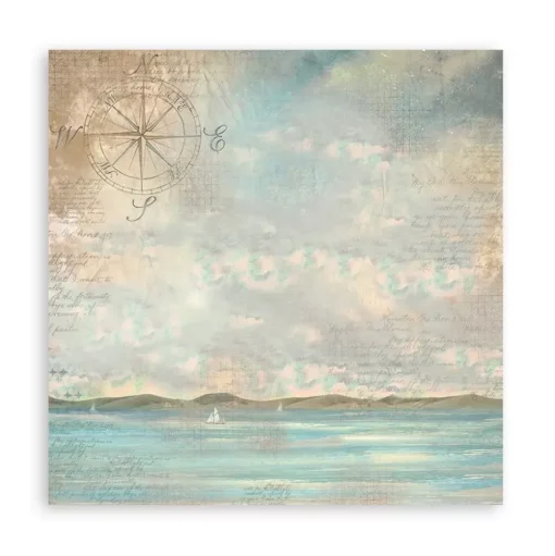 Set de scrapbooking Sea Land Stamperia 20x20cm