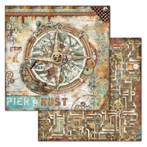 Set de scrapbooking Sea World Stamperia 20x20cm