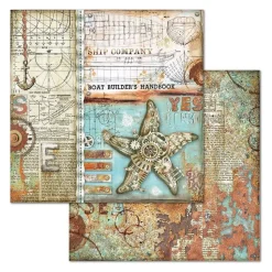 Set de scrapbooking Sea World Stamperia 20x20cm