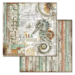 Set de scrapbooking Sea World Stamperia 20x20cm