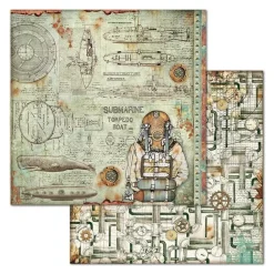 Set de scrapbooking Sea World Stamperia 20x20cm