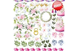 Set de scrapbooking Wedding of our dream Fabrika Decoru 30x30cm