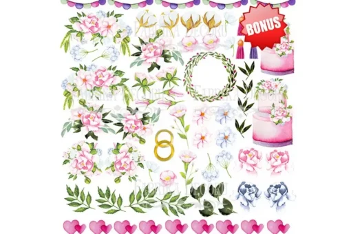Set de scrapbooking Wedding of our dream Fabrika Decoru 30x30cm