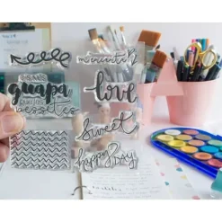 Set de sellos acrílicos Pesetas Cocoloko