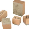 Set de Sellos de Madera Let it snow Artemio