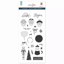 Set de sellos Desde Oriente Snowflake Cocoloko
