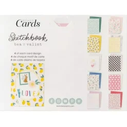 Set de tarjetas y sobres Sketchbook Bea Valint