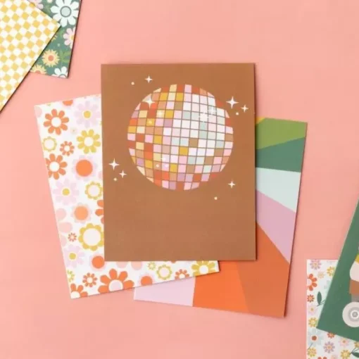 Set de tarjetas y sobres Groovy Darlin' Jen Hadfield