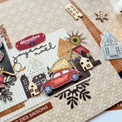 Set de Troqueles Bordes Invernales Cannelle & Chocolat Florilèges Design