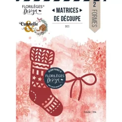 Set de Troqueles Calcetines Colgantes Cannelle & Chocolat Florilèges Design