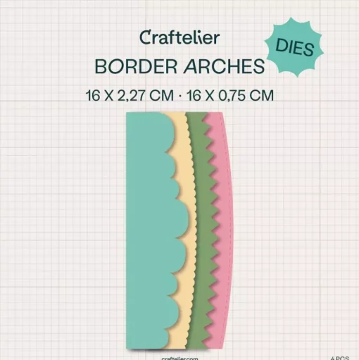 Set de Troqueles de Bordes Arcos Craftelier