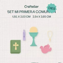 Set de Troqueles Mi Primera Comunión Craftelier