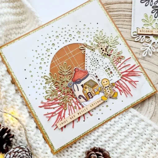 Set de Troqueles Nube de Nieve Cannelle & Chocolat Florilèges Design