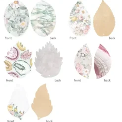 Set Die-Cuts Light Chipboard y papel Album Base Precious P13