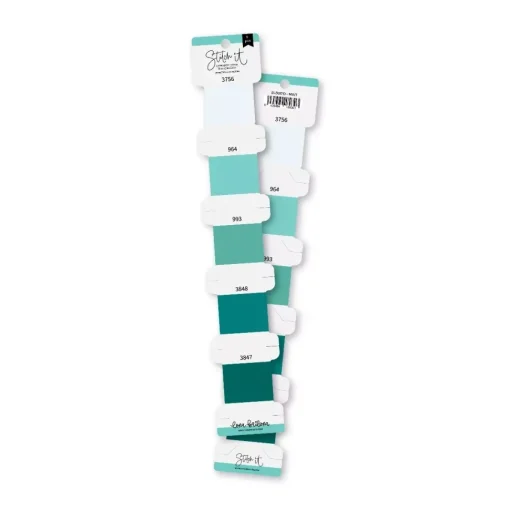 Set Hilos de Bordar Mint Stitch it! Lora Bailora