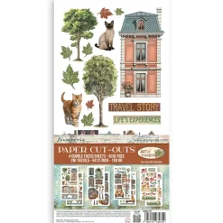 Set Paper Cut-outs Art of Travelling Stamperia