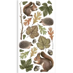Set Paper cut-outs Forest Stamperia