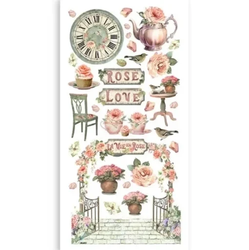 Set Paper Cut-outs House of Roses Stamperia