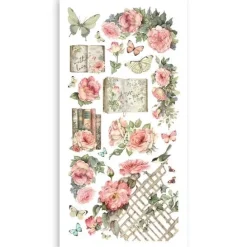 Set Paper Cut-outs House of Roses Stamperia