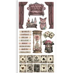 Set Paper Cut-outs Master of Magic Stamperia