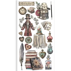 Set Paper Cut-outs Master of Magic Stamperia